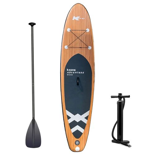 KXONE Adventure Wood Inflatable Paddleboard Kit