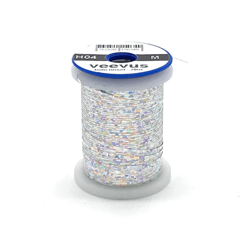Hareline Dubbin Veevus Holographic Tinsel Fly Tying Material