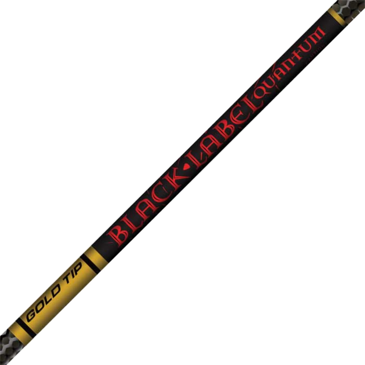 Gold Tip Black Label Quantum Hunting Arrows (12 Pack) - 300