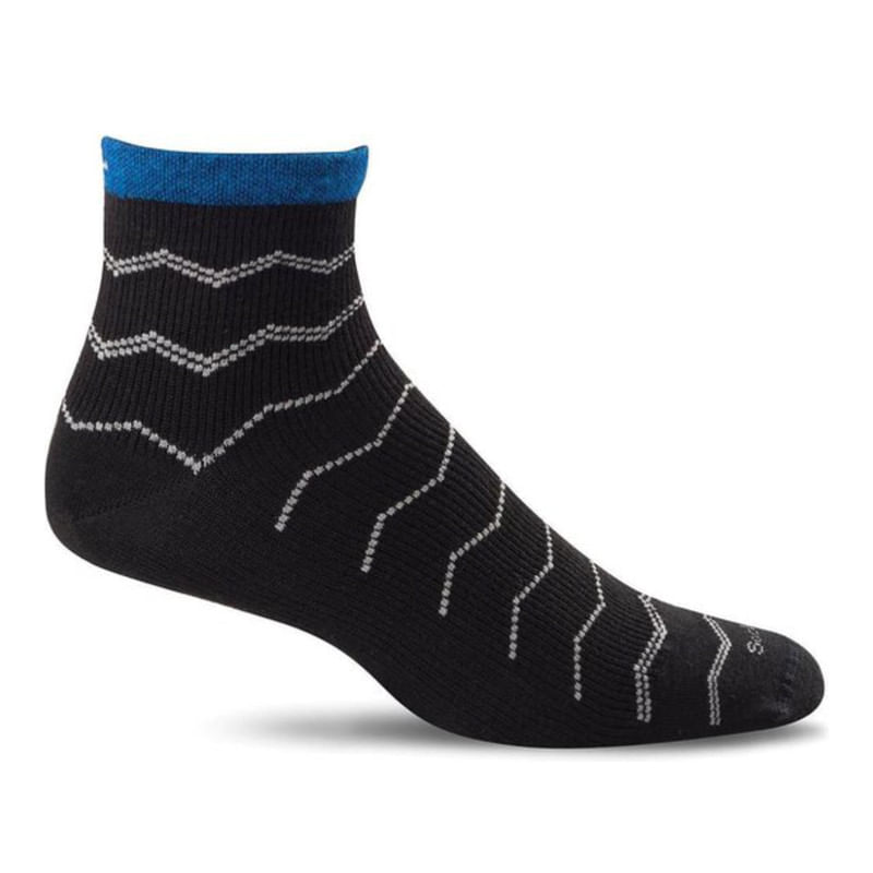 New Men`s Sockwell Plantar Ease Socks Merino Wool 1/4Crew Graduated Compression 