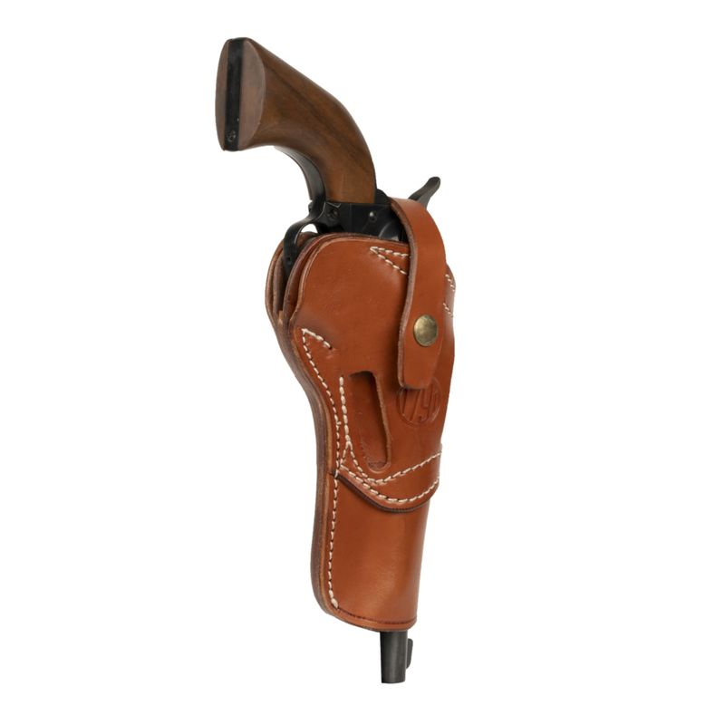 Brown Western Revolver Holster - Premium African Water Buffalo Leather –  Daltech Force