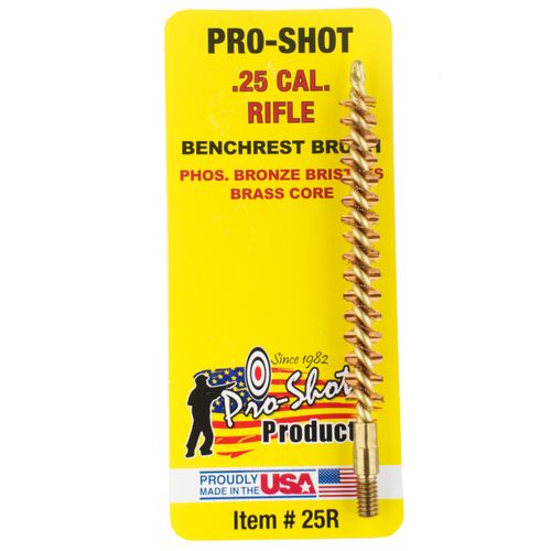 Pro-Shot  .25CAL Rifle Benchrest Brush 8 x 32 Thread Bronze