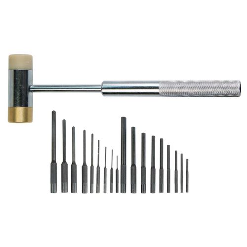 Wheeler Tools Engineering 22-Piece Roll Pin Punch Set