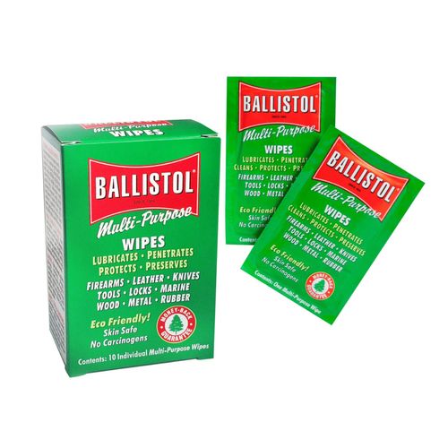 Ballistol Multi-Purpose Cleaning Wipes - 10 Pack