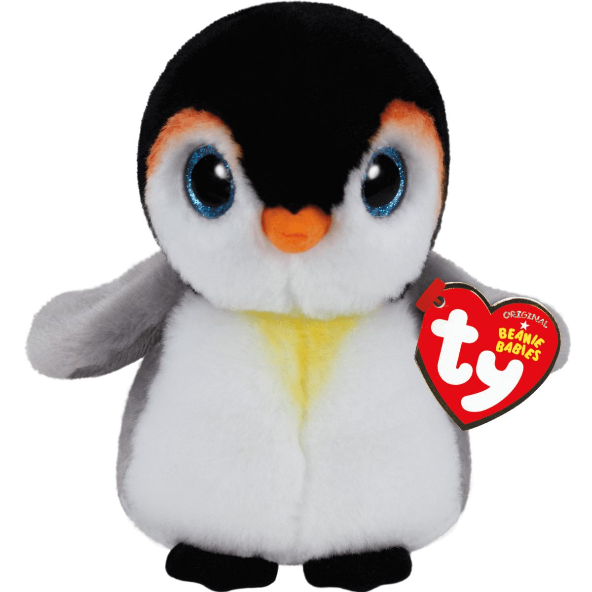 Ty Pongo Grey And White Penguin Beanie Babie Als