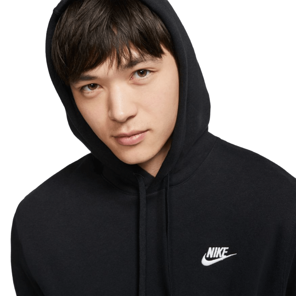 Nike Sportswear Men's Club Fleece Pullover Hoodie (Buff Gold/White