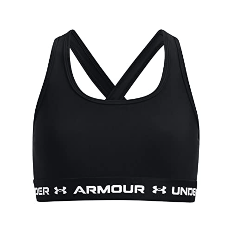 Under Armour Crossback Mid Women's Sports Bra - Cerise/Black
