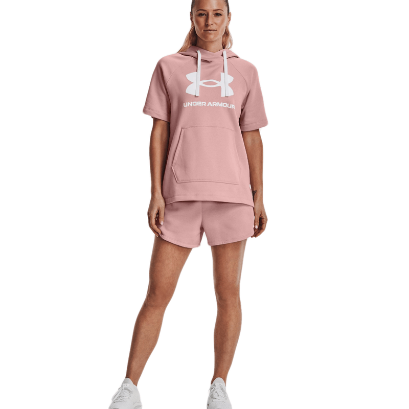 Under Armour Rival Fleece Short Sleeve Hoodie - Women's 