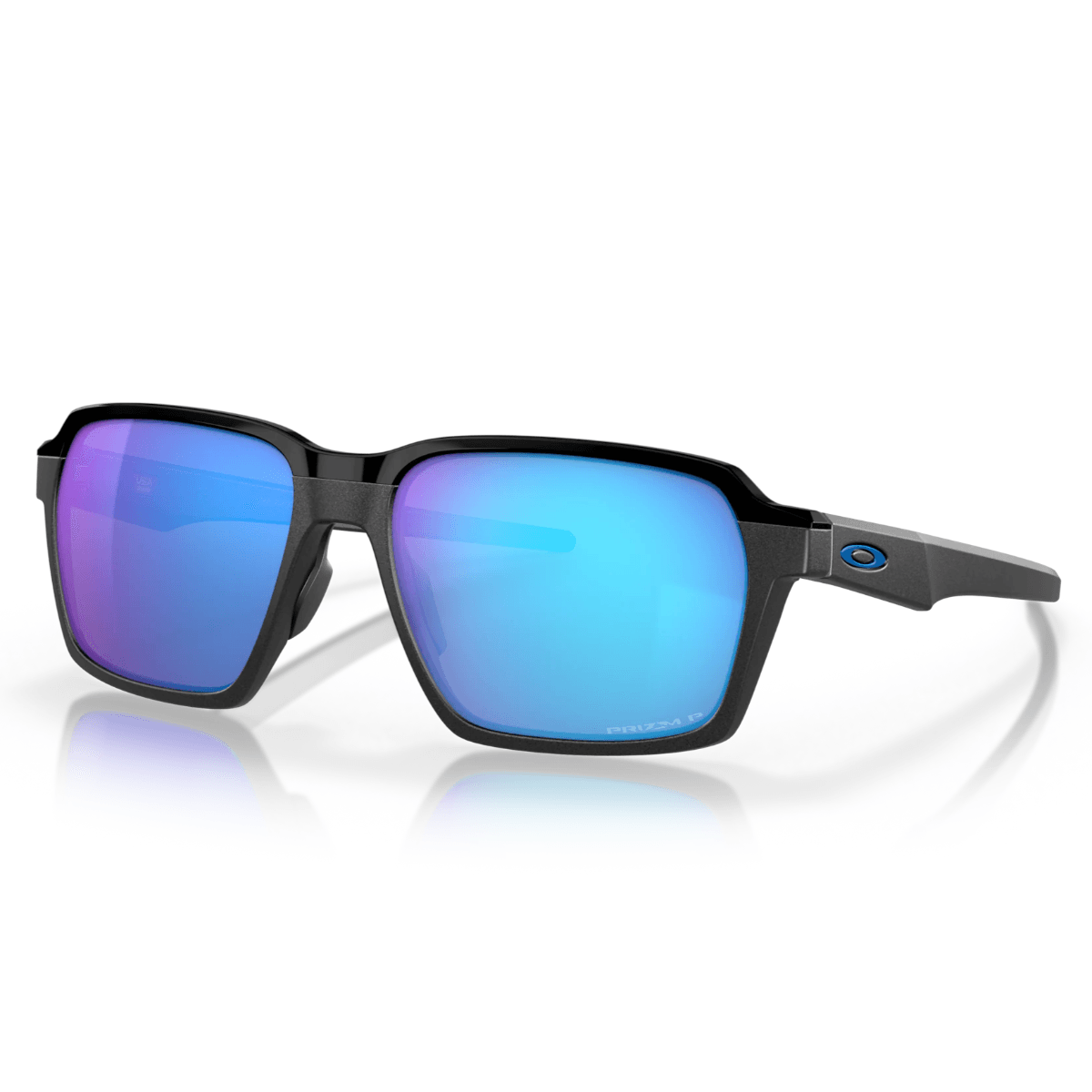 Oakley Parlay Sunglasses - Steel/Prizm Sapphire Polarized