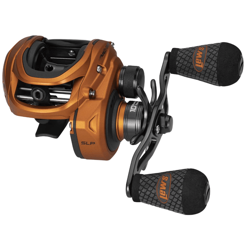 Lews Mach Crush Baitcasting Reel Orange